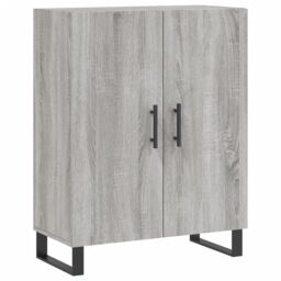 Berkfield Home Sideboard Grey Sonoma 69.5x34x90 cm Engineered Wood - thumbnail 2