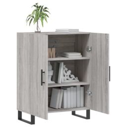 Berkfield Home Sideboard Grey Sonoma 69.5x34x90 cm Engineered Wood - thumbnail 4
