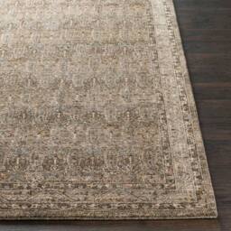Livabliss Arda Vintage Green Grey Brown Taupe Traditional Boho Fringe Living Rug - Size: 153 cm x 220 cm - thumbnail 5