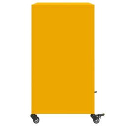Berkfield Home Sideboard Mustard Yellow 68.5x39x72 cm Steel - thumbnail 7