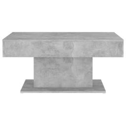 Berkfield Home Coffee Table Concrete Grey 96x50x45 cm Engineered Wood - Size: 96 x 50 x 45 cm - thumbnail 4