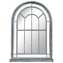 Charles Bentley Garden Premium Grey Arched Glass Mirror Suitable For Indoor Use - thumbnail 2