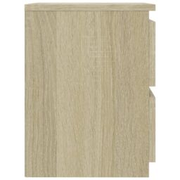 Berkfield Home Bedside Cabinet Sonoma Oak 30x30x40 cm Engineered Wood in Brown - Size: 30 x 30 x 40 cm - thumbnail 5