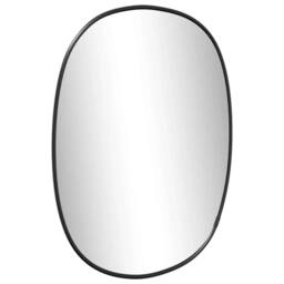 Berkfield Home Wall Mirror Black 40x30 cm - thumbnail 4