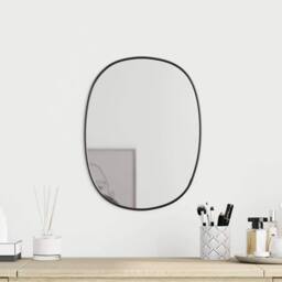 Berkfield Home Wall Mirror Black 40x30 cm - thumbnail 2