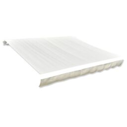 Berkfield Home Awning Top Sunshade Canvas Cream 4 x 3 m in Beige