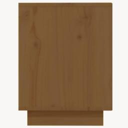 Berkfield Home Shoe Cabinet Honey Brown 110x34x45 cm Solid Wood Pine - Size: 110 x 34 x 45 cm - thumbnail 6