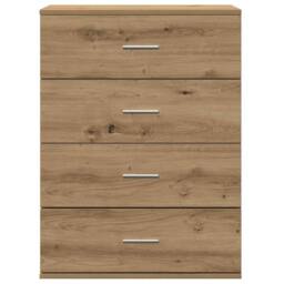 Berkfield Home Sideboard with Drawer with Storage Artisan oak Engineered wood in Brown - thumbnail 6
