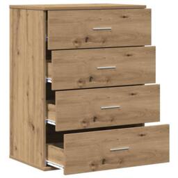 Berkfield Home Sideboard with Drawer with Storage Artisan oak Engineered wood in Brown - thumbnail 5