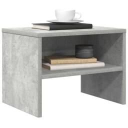 Berkfield Home Elegant Bedside Cabinet Concrete Grey 40x30x30 cm Engineered Wood - Size: 40 x 30 x 30 cm - thumbnail 4