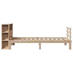 Berkfield Home Decorative Bookcase Bed without Mattress 75x190 cm Small Single S in Light Tan - thumbnail 5