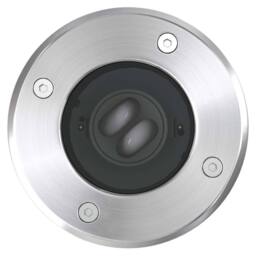 Berkfield Home Outdoor Ground Lights 3 pcs Round in Silver - thumbnail 5