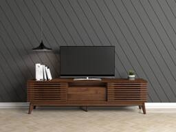KUDL HOME TV Cabinet 1.8m in Walnut - thumbnail 2