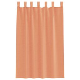 Berkfield Home Voile Curtains with Loops 2 pcs Terracotta 140x175 cm in Brown - thumbnail 4