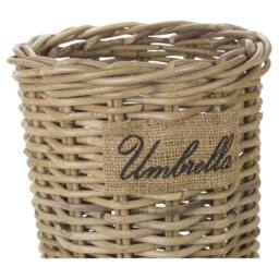 EONLION Rattan Wicker Weave Umbrella Stand Brolly Storage Basket in Natural - thumbnail 3