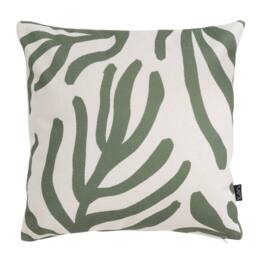 icon Indoor & Outdoor Waterproof Cushion Set of 4 Teal Grey Geometric Waterproof Cushion in Natural - Size: 43 cm x 43 cm - thumbnail 2