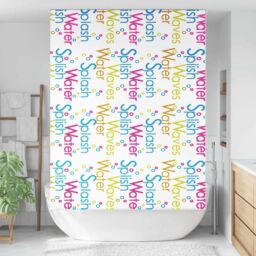 Berkfield Home Shower Roller Blind 160x240 cm Fabric Width 156 cm in Black - thumbnail 2