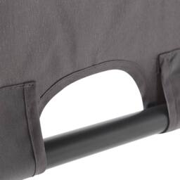 Wyld and Coco Grey Pergola Powder Coat Steel Sliding Canopy and Solar LED Lights - thumbnail 7