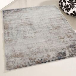 THE RUGS Montana Abstract Brown & Navy Living Room Rug 3718 - Size: 160 cm x 230 cm - thumbnail 1