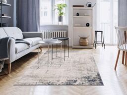 THE RUGS Montana Abstract Brown & Navy Living Room Rug 3718 - Size: 160 cm x 230 cm - thumbnail 6