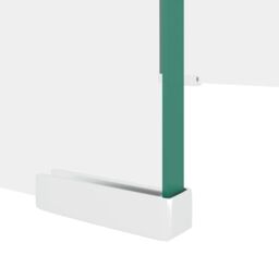 Berkfield Home TV Stand/Monitor Riser Glass Clear 40x25x11 cm - Size: 40 x 25 x 11 cm - thumbnail 5