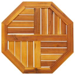 Berkfield Home Table Top 50x50x2 cm Octagonal Solid Wood Acacia in Brown - Size: 50 x 50 x 2 cm - thumbnail 6