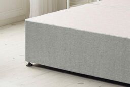 Somnior Bliss Divan Bed Base With 4 Drawers & Headboard Tweed in Grey - Size: Super King - thumbnail 3