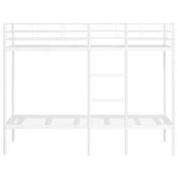Berkfield Home Bunk Bed without Mattress White 100x190 cm Steel - thumbnail 5