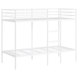 Berkfield Home Bunk Bed without Mattress White 100x190 cm Steel - thumbnail 2