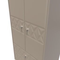 Ready Assembled 2 U Toledo 2 Door 2 Drawer Wardrobe (Ready Assembled) in Light Brown - thumbnail 4
