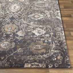 Livabliss Indigo Vintage Beige Grey Black Off-White Traditional Floral Boho Living Rug - Size: 160 cm x 220 cm - thumbnail 5