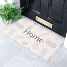 Artsy Mats Neutral Paint Splash Home Indoor Outdoor Doormat (70 x 40cm) in Beige - Size: 40 cm x 70 cm - thumbnail 3