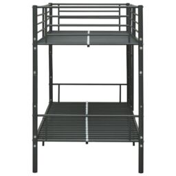 Berkfield Home Bunk Bed Black Metal 90x200 cm - thumbnail 4