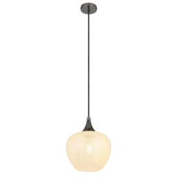 Netlighting Maxy 24cm Dome Pendant Ceiling Light Gunmetal Clear Glass Shade 1x E27 in Grey - thumbnail 1