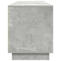 Berkfield Home TV Cabinet with LED Lights Concrete Grey 193.5x41x50 cm - thumbnail 8
