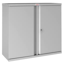 Phoenix Safe Company Steel Storage Cupboard in Grey with Key Lock, SCL0891GGK, 187L - Size: 800mm