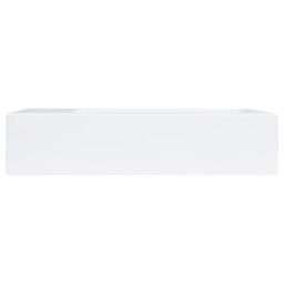 Berkfield Home Wash Basin 400x220x90 mm SMC White - thumbnail 3