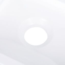 Berkfield Home Wash Basin 400x220x90 mm SMC White - thumbnail 6