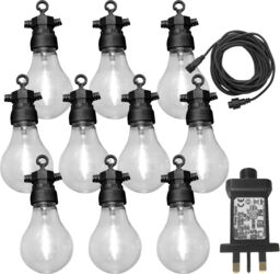 Luxform Tahiti 24V Party Light 10 Pack - A60 - Ww Bulb in Black - thumbnail 4