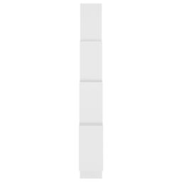 Berkfield Home Wall Cube Shelf White 90x15x119 cm Engineered Wood - Size: 90 x 15 x 119 cm - thumbnail 5