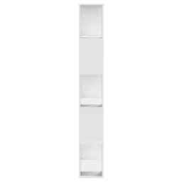 Berkfield Home Decorative Bookcase 5-Tier White 80.5x23.5x162.5 cm Engineered Wood - thumbnail 4