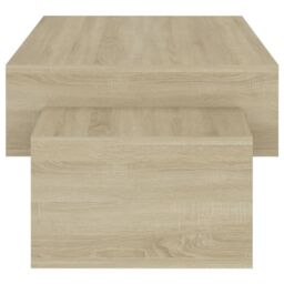 Berkfield Home Coffee Table Sonoma Oak 105x55x32 cm Engineered Wood in Brown - Size: 105 x 55 x 32 cm - thumbnail 6