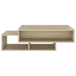 Berkfield Home Coffee Table Sonoma Oak 105x55x32 cm Engineered Wood in Brown - Size: 105 x 55 x 32 cm - thumbnail 5