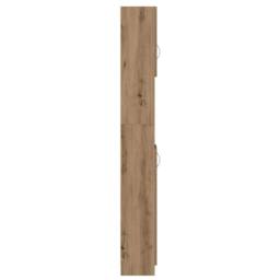 Berkfield Home Bathroom Cabinet Artisan Oak 32x25.5x190 cm Engineered Wood in Brown - thumbnail 7