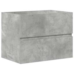 Berkfield Home Durable 2 Piece Bathroom Furniture Set Concrete Grey Engineered Wood - thumbnail 5