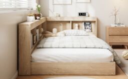 Matteo Storage Bed, 3FT Single Bed Plenty Of Storage Space, Durable & Sturdy in White - Size: Single Fitted - thumbnail 9