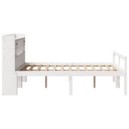 Berkfield Home Bookcase Bed without Mattress White 160x200 cm Solid Wood Pine - thumbnail 5