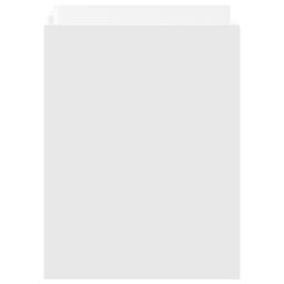 Berkfield Home Decorative Bedside Cabinet White 45x50x65 cm Engineered Wood - Size: 45 x 50 x 65 cm - thumbnail 5