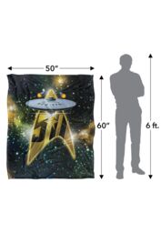Star Trek 50Th Ship Silky Touch Super Soft Throw Blanket 152 X 127 cm in White - thumbnail 5