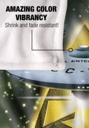 Star Trek 50Th Ship Silky Touch Super Soft Throw Blanket 152 X 127 cm in White - thumbnail 4